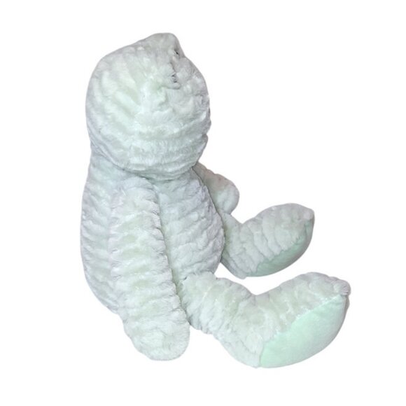 2017 Animal Adventure Green Frog Sweet Sprouts Textured Plush Stuffed Toy 18" - Picture 3 of 5